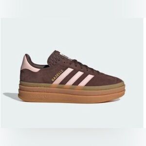 Adidas Originals Gazelle Bold trainers in brown and pink women's size 7!!!